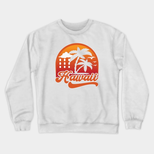 Aloha Hawaii Hawaiian Island Crewneck Sweatshirt by CREATIVITY88